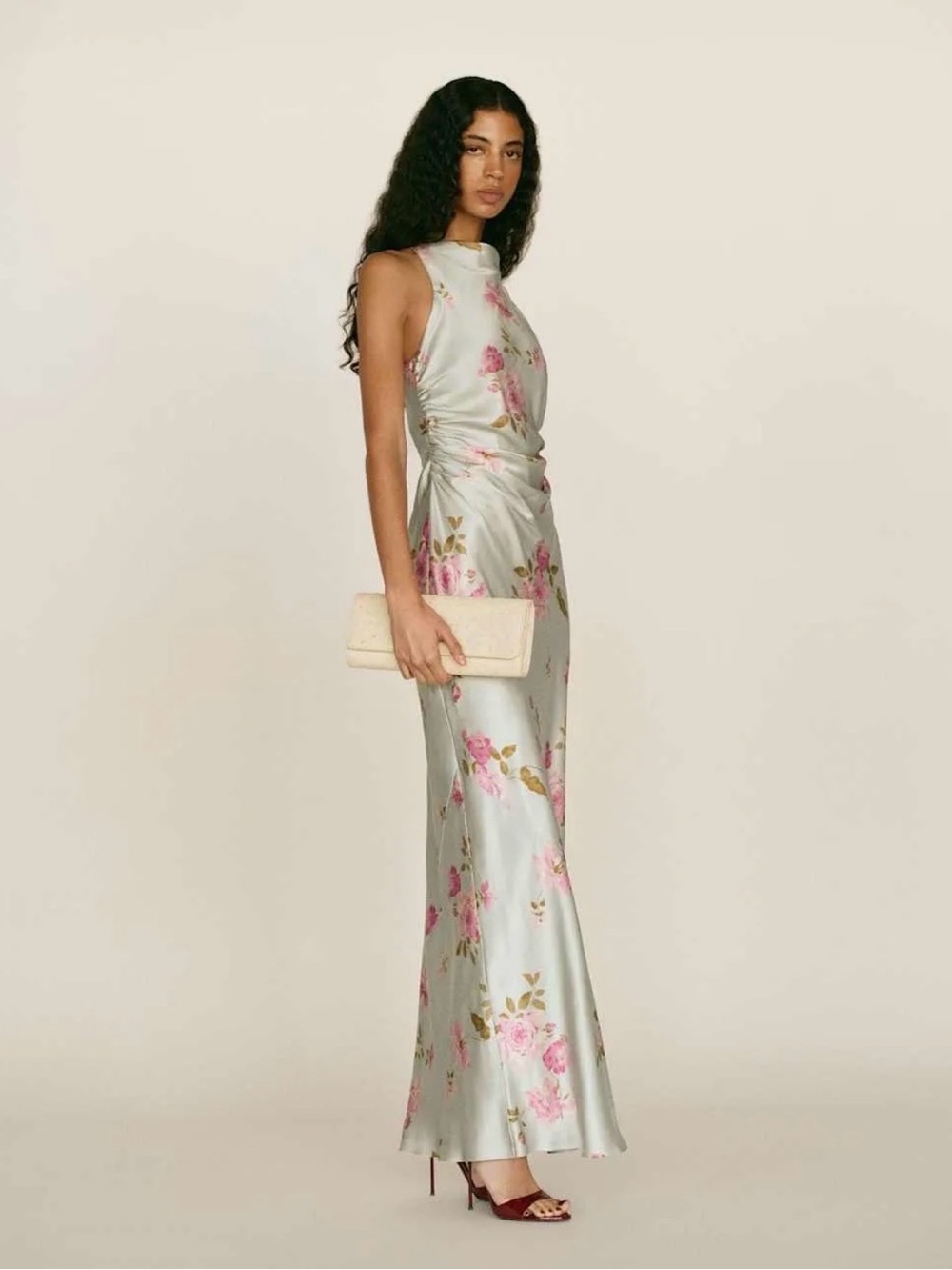 Reformation Anaiis Silk Dress